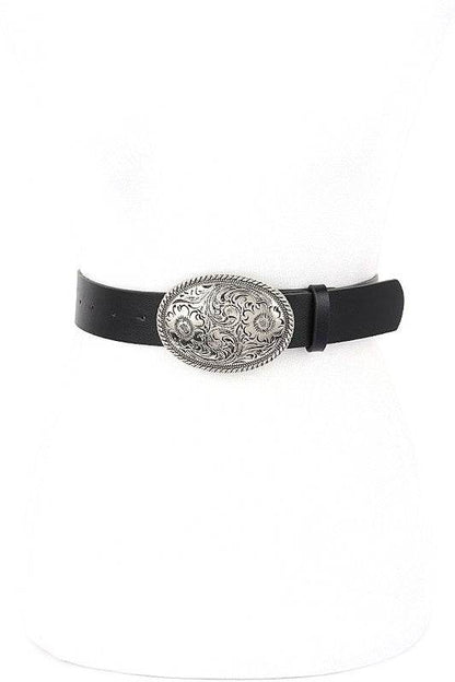 Engraved Western Buckle Fashion Belt - Shop Style & More | Fresh Looks, Everyday Deals & Free Shipping