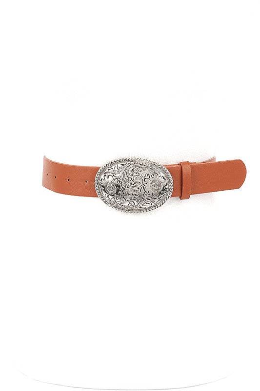 Engraved Western Buckle Fashion Belt - Shop Style & More | Fresh Looks, Everyday Deals & Free Shipping
