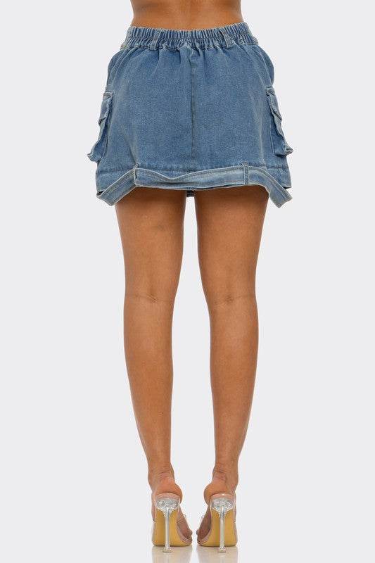 Utility Denim Maxi Skirt - Shop Style & More | Fresh Looks, Everyday Deals & Free Shipping