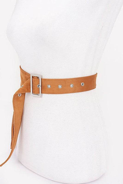 Faux Suede Fringe Western Belt - Shop Style & More | Fresh Looks, Everyday Deals & Free Shipping