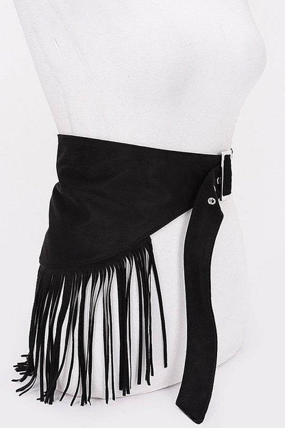 Faux Suede Fringe Western Belt - Shop Style & More | Fresh Looks, Everyday Deals & Free Shipping