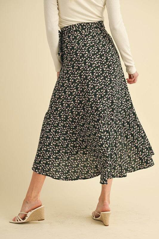 Berti Floral Wrap Skirt - Shop Style & More | Fresh Looks, Everyday Deals & Free Shipping