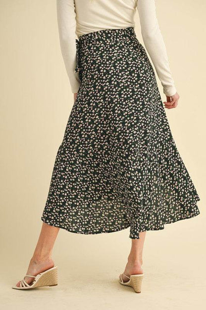 Berti Floral Wrap Skirt - Shop Style & More | Fresh Looks, Everyday Deals & Free Shipping