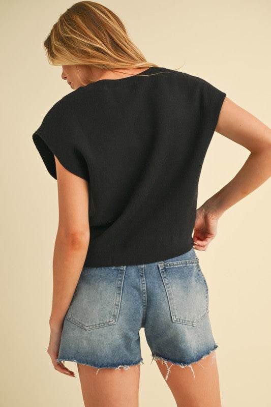 Iana Short Sleeve Knotted Top - Shop Style & More | Fresh Looks, Everyday Deals & Free Shipping