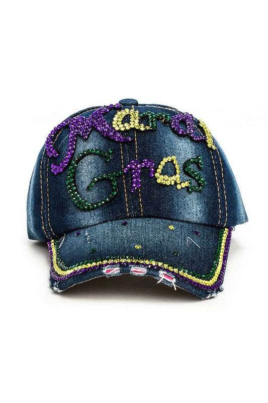 Crystal Mardi Gras Fashion Cap - Shop Style & More | Fresh Looks, Everyday Deals & Free Shipping