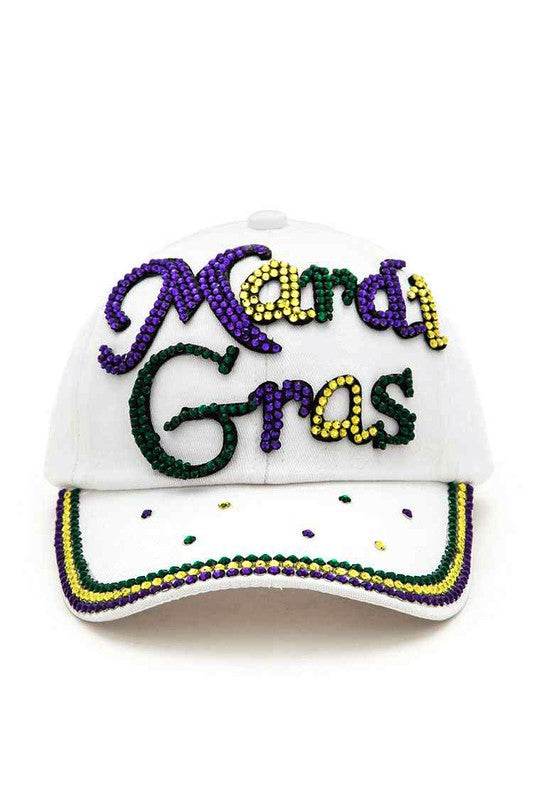 Crystal Mardi Gras Fashion Cap - Shop Style & More | Fresh Looks, Everyday Deals & Free Shipping