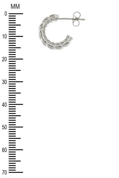 Scallop Texture Chunky Hoop Earings - Shop Style & More | Fresh Looks, Everyday Deals & Free Shipping