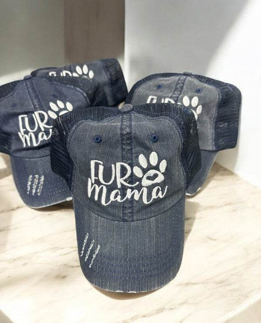 Fur Mama Embroidered Trucker Hat - Shop Style & More | Fresh Looks, Everyday Deals & Free Shipping