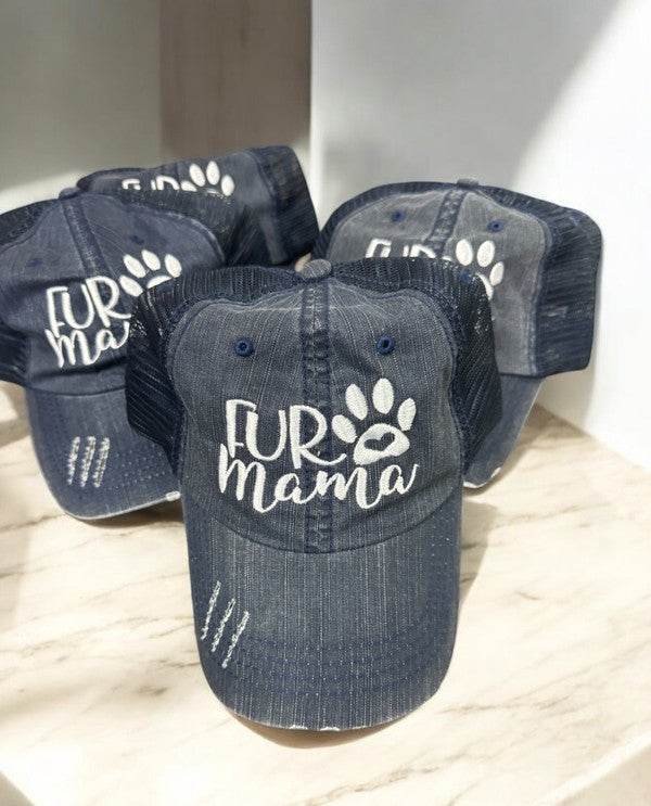Fur Mama Embroidered Trucker Hat - Shop Style & More | Fresh Looks, Everyday Deals & Free Shipping