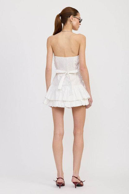 POPLIN TUBE DRESS WITH BACK TIE - Shop Style & More | Fresh Looks, Everyday Deals & Free Shipping