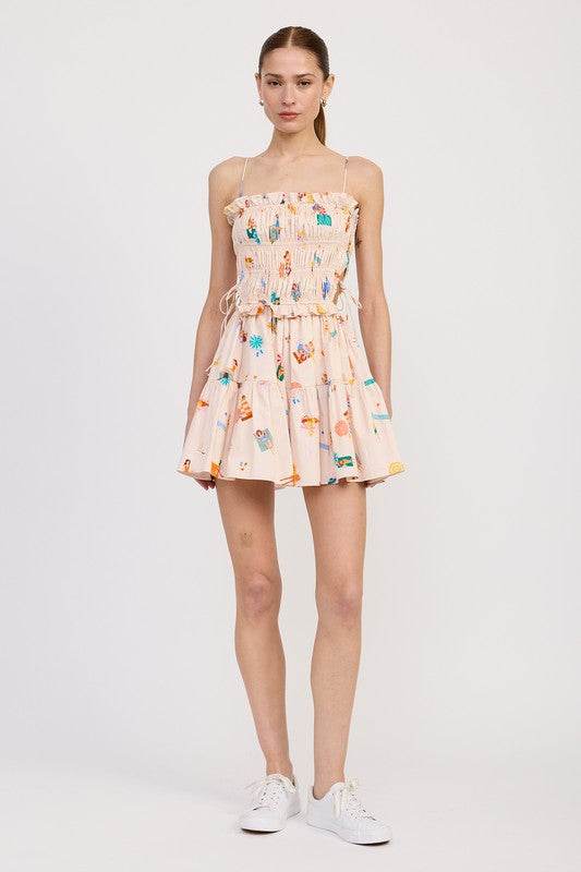 GATHERED POPLIN MIN DRESS - Shop Style & More | Fresh Looks, Everyday Deals & Free Shipping