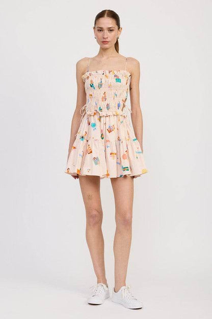GATHERED POPLIN MIN DRESS - Shop Style & More | Fresh Looks, Everyday Deals & Free Shipping