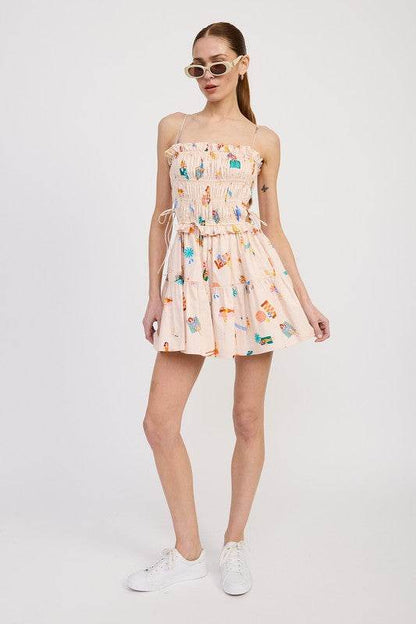 GATHERED POPLIN MIN DRESS - Shop Style & More | Fresh Looks, Everyday Deals & Free Shipping