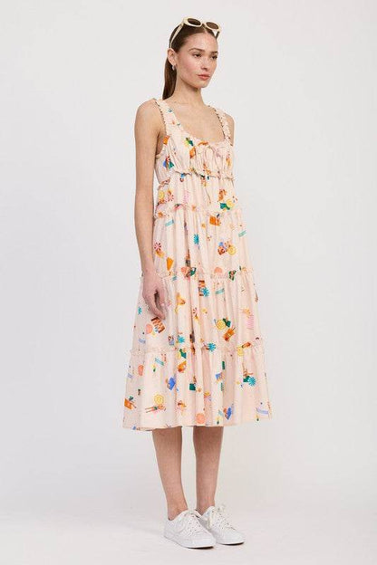 BABYDOLL POPLIN MAXI DRESS - Shop Style & More | Fresh Looks, Everyday Deals & Free Shipping