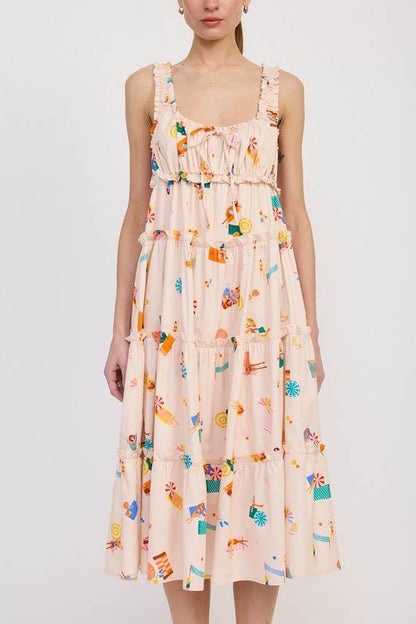 BABYDOLL POPLIN MAXI DRESS - Shop Style & More | Fresh Looks, Everyday Deals & Free Shipping