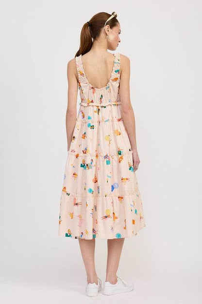 BABYDOLL POPLIN MAXI DRESS - Shop Style & More | Fresh Looks, Everyday Deals & Free Shipping