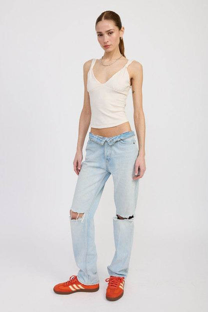 V NECK CAMI TOP - Shop Style & More | Fresh Looks, Everyday Deals & Free Shipping
