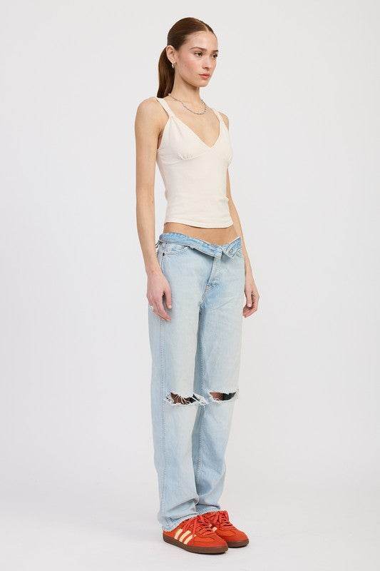 V NECK CAMI TOP - Shop Style & More | Fresh Looks, Everyday Deals & Free Shipping