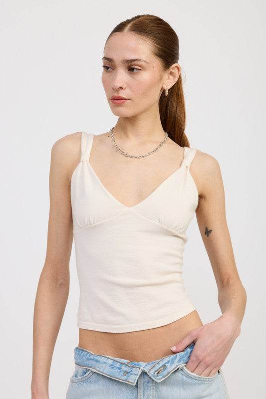 V NECK CAMI TOP - Shop Style & More | Fresh Looks, Everyday Deals & Free Shipping