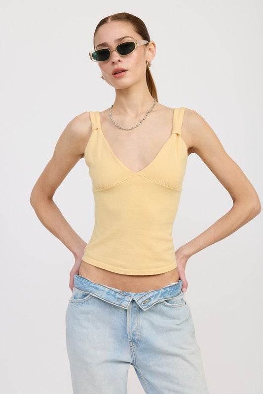 V NECK CAMI TOP - Shop Style & More | Fresh Looks, Everyday Deals & Free Shipping