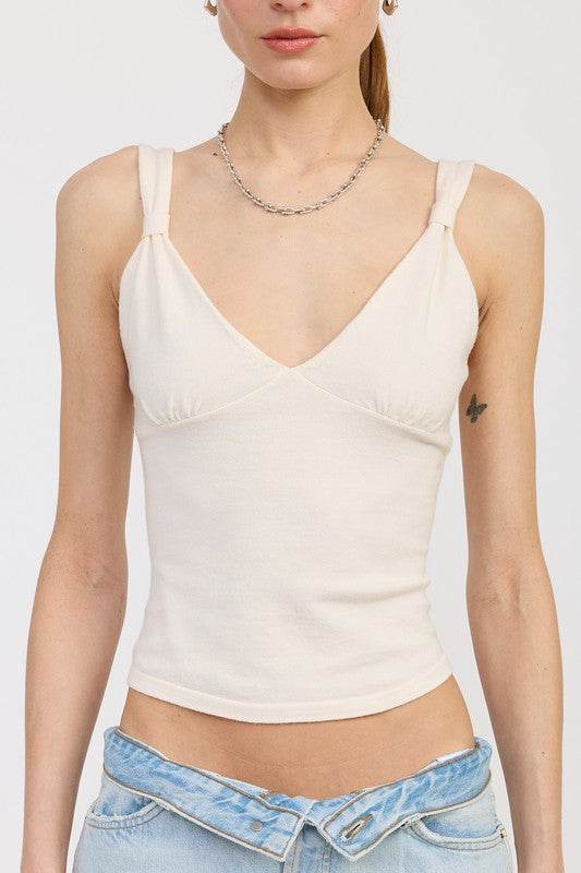V NECK CAMI TOP - Shop Style & More | Fresh Looks, Everyday Deals & Free Shipping