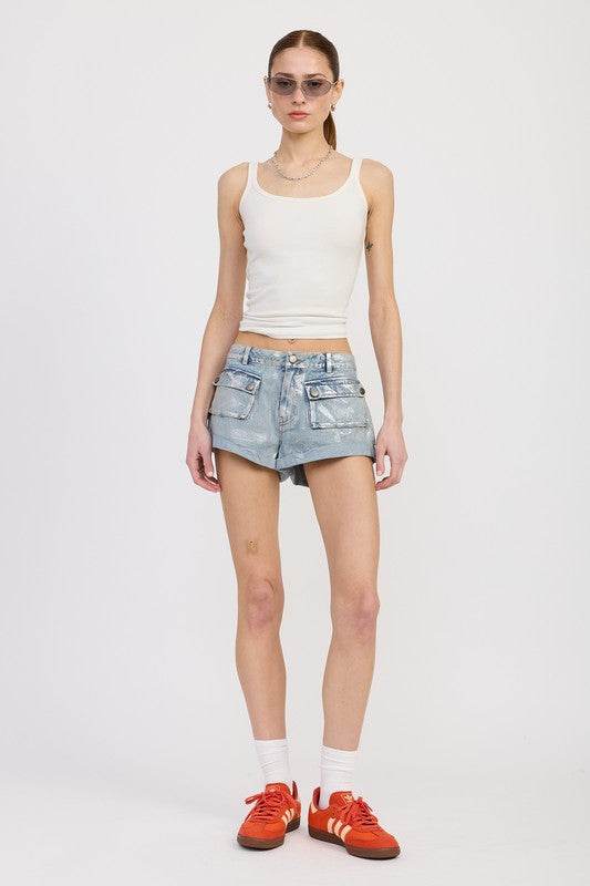 LOW WAIST DENIM SHORTS - Shop Style & More | Fresh Looks, Everyday Deals & Free Shipping