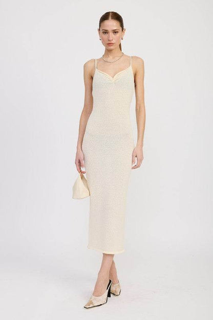 SPAGHETTI STRAP MIDI DRESS - Shop Style & More | Fresh Looks, Everyday Deals & Free Shipping