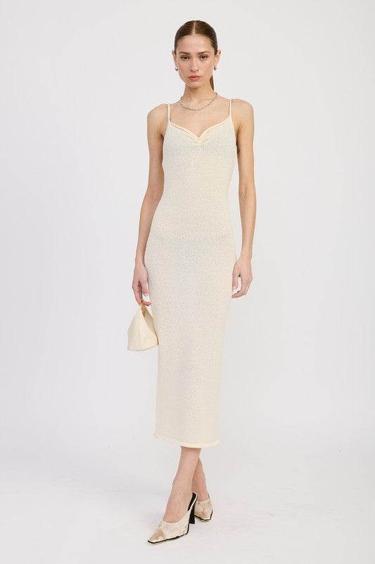 SPAGHETTI STRAP MIDI DRESS - Shop Style & More | Fresh Looks, Everyday Deals & Free Shipping