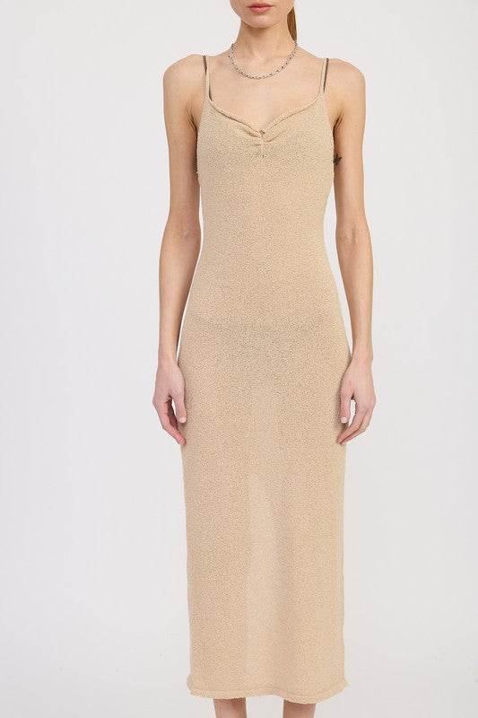 SPAGHETTI STRAP MIDI DRESS - Shop Style & More | Fresh Looks, Everyday Deals & Free Shipping