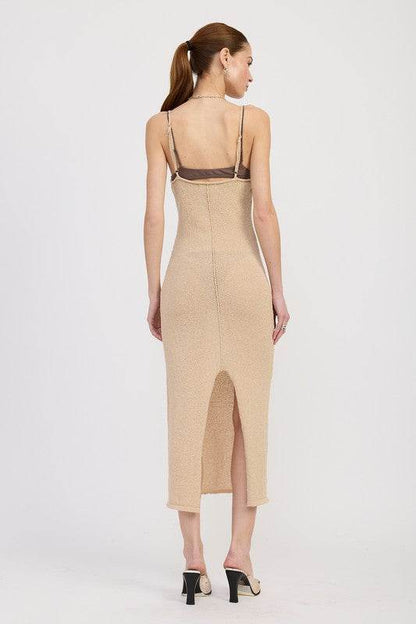 SPAGHETTI STRAP MIDI DRESS - Shop Style & More | Fresh Looks, Everyday Deals & Free Shipping