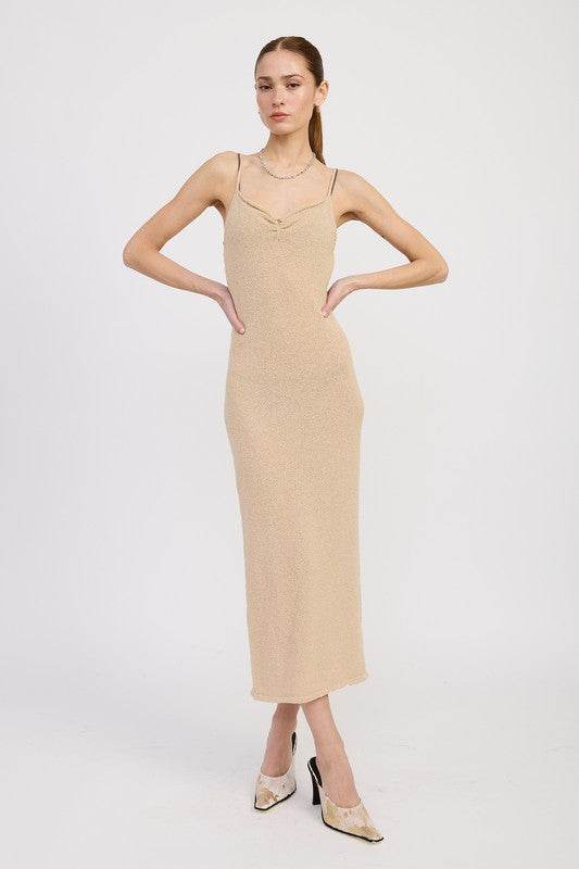 SPAGHETTI STRAP MIDI DRESS - Shop Style & More | Fresh Looks, Everyday Deals & Free Shipping