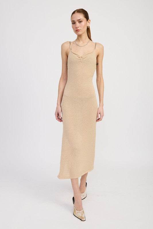 SPAGHETTI STRAP MIDI DRESS - Shop Style & More | Fresh Looks, Everyday Deals & Free Shipping