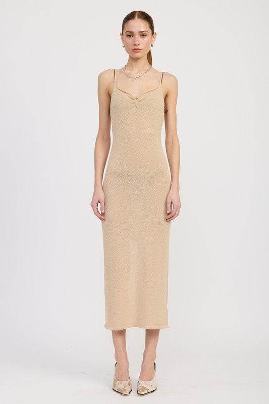 SPAGHETTI STRAP MIDI DRESS - Shop Style & More | Fresh Looks, Everyday Deals & Free Shipping
