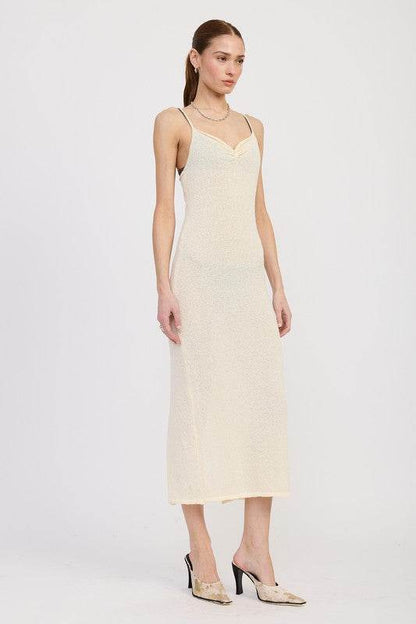 SPAGHETTI STRAP MIDI DRESS - Shop Style & More | Fresh Looks, Everyday Deals & Free Shipping
