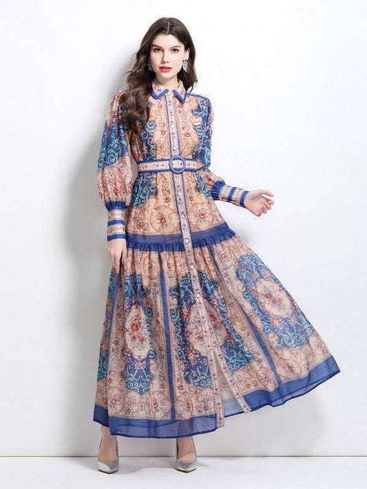 WOMEN FASHION CHIFFON MAXI DRESS - Shop Style & More | Fresh Looks, Everyday Deals & Free Shipping