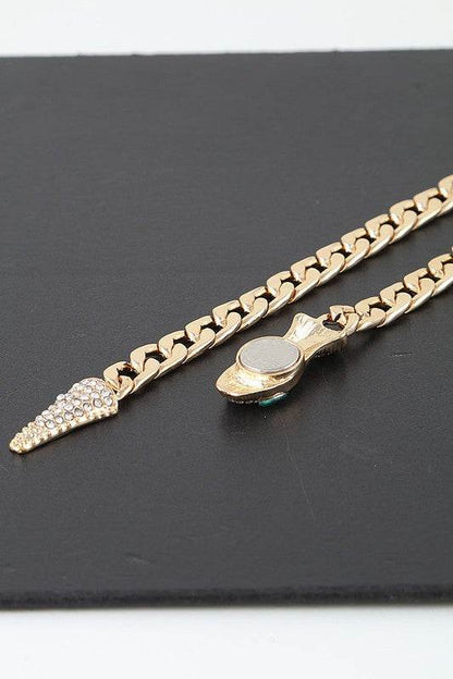 Crystal Snake Iconic Necklace - Shop Style & More | Fresh Looks, Everyday Deals & Free Shipping