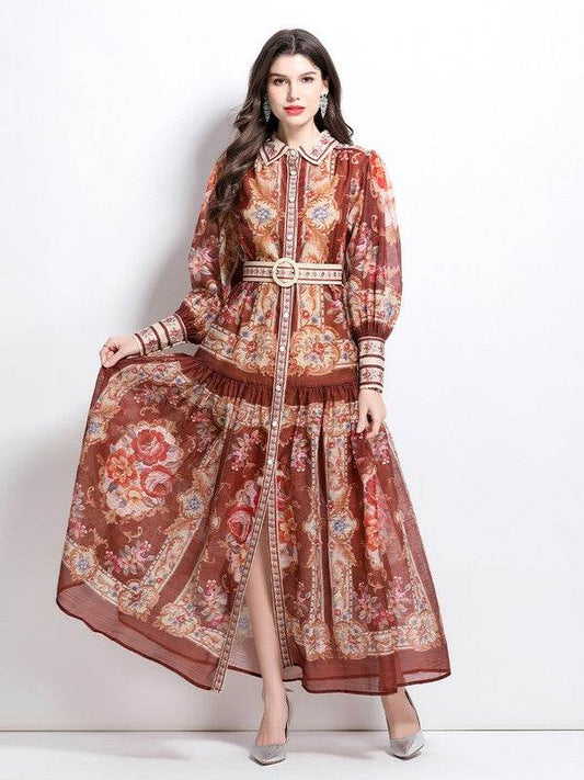 WOMEN FASHION CHIFFON MAXI DRESS - Shop Style & More | Fresh Looks, Everyday Deals & Free Shipping