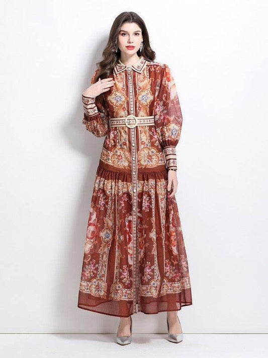 WOMEN FASHION CHIFFON MAXI DRESS - Shop Style & More | Fresh Looks, Everyday Deals & Free Shipping