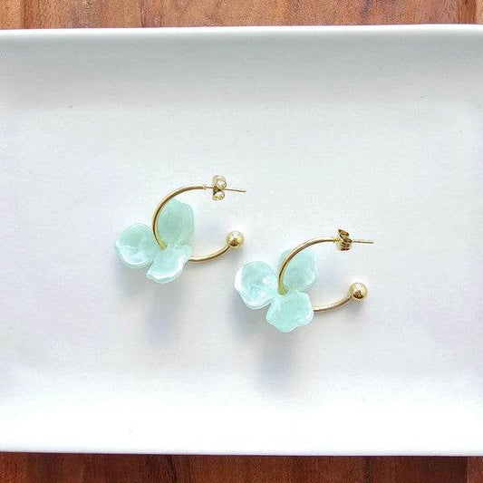 Magnolia Hoops - Sage - Shop Style & More | Fresh Looks, Everyday Deals & Free Shipping