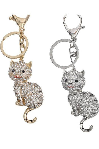 Sparkling Cat Keychain - Shop Style & More | Fresh Looks, Everyday Deals & Free Shipping