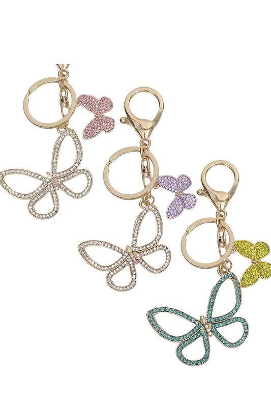 Sparkling Butterfly Keychain - Shop Style & More | Fresh Looks, Everyday Deals & Free Shipping