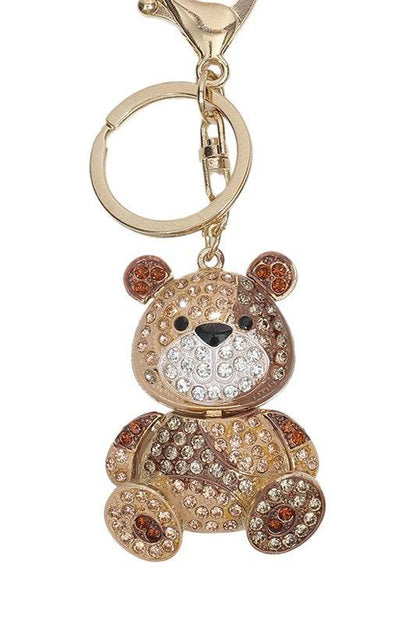 Sparkling Brown Bear Keychain - Shop Style & More | Fresh Looks, Everyday Deals & Free Shipping