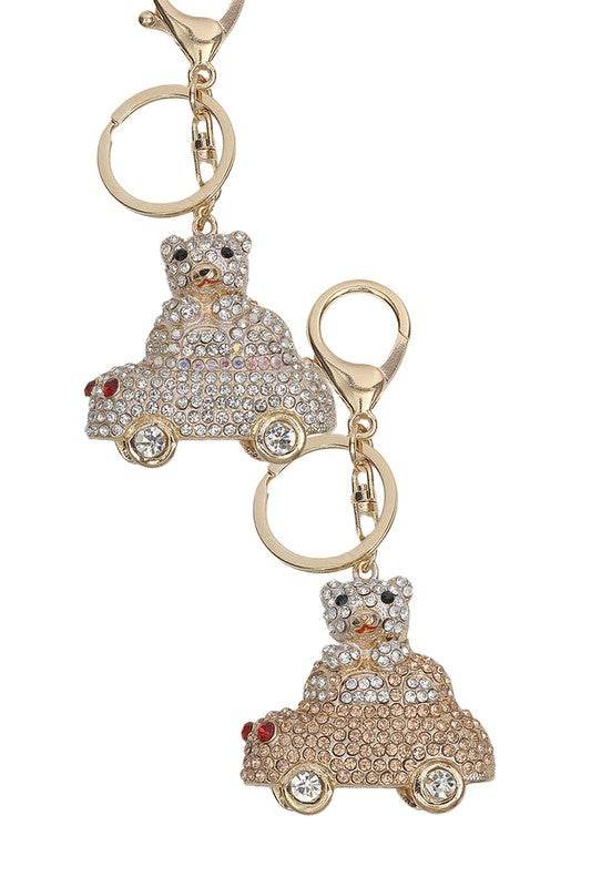 Sparkling Bear in Car Keychain - Shop Style & More | Fresh Looks, Everyday Deals & Free Shipping