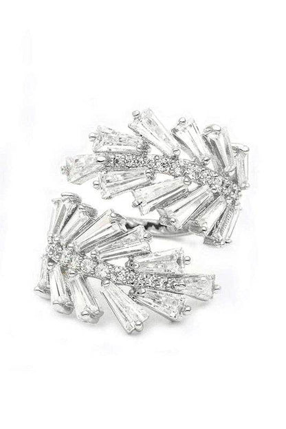 CZ Leaf Wrap Iconic Ring - Shop Style & More | Fresh Looks, Everyday Deals & Free Shipping
