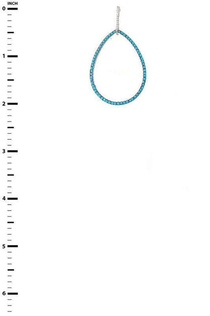 Crystal Pave Teardrop Hoop Earrings - Shop Style & More | Fresh Looks, Everyday Deals & Free Shipping