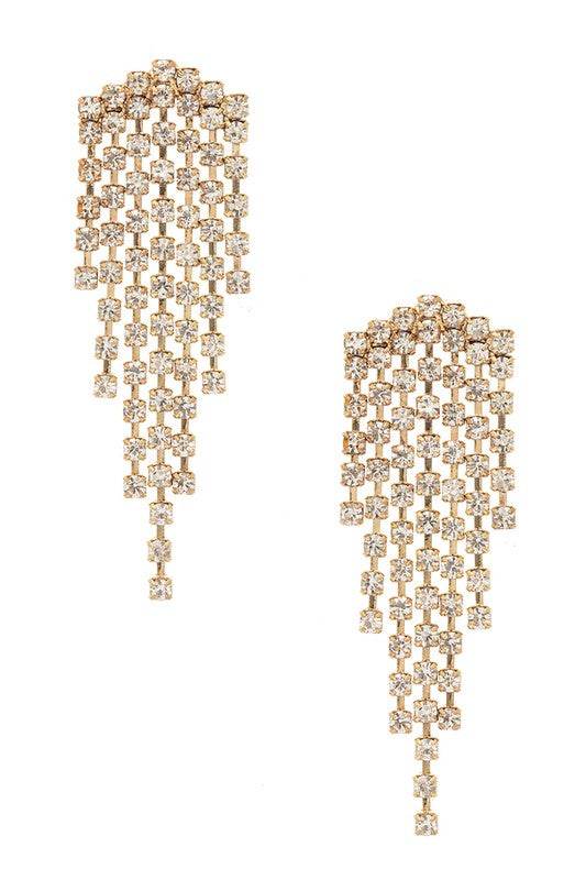 Rhinestone Evening Statement Earrings - Shop Style & More | Fresh Looks, Everyday Deals & Free Shipping