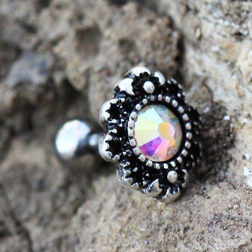 316L Stainless Steel Aurora Oval Charm Cartilage - Shop Style & More | Fresh Looks, Everyday Deals & Free Shipping