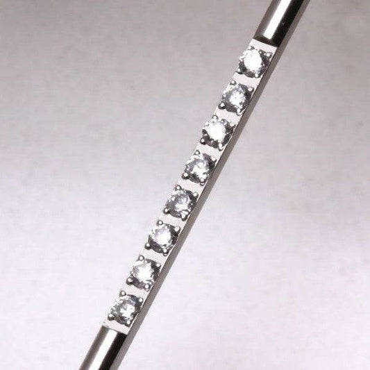 316L Stainless Steel Multi CZ Industrial Barbell - Shop Style & More | Fresh Looks, Everyday Deals & Free Shipping