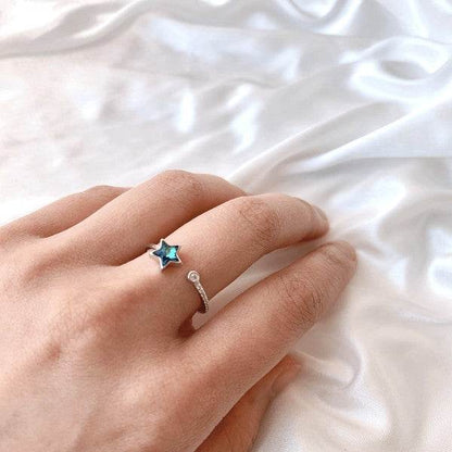 Rainbow Crystal Adjustable Star Ring - Shop Style & More | Fresh Looks, Everyday Deals & Free Shipping