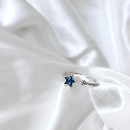 Rainbow Crystal Adjustable Star Ring - Shop Style & More | Fresh Looks, Everyday Deals & Free Shipping